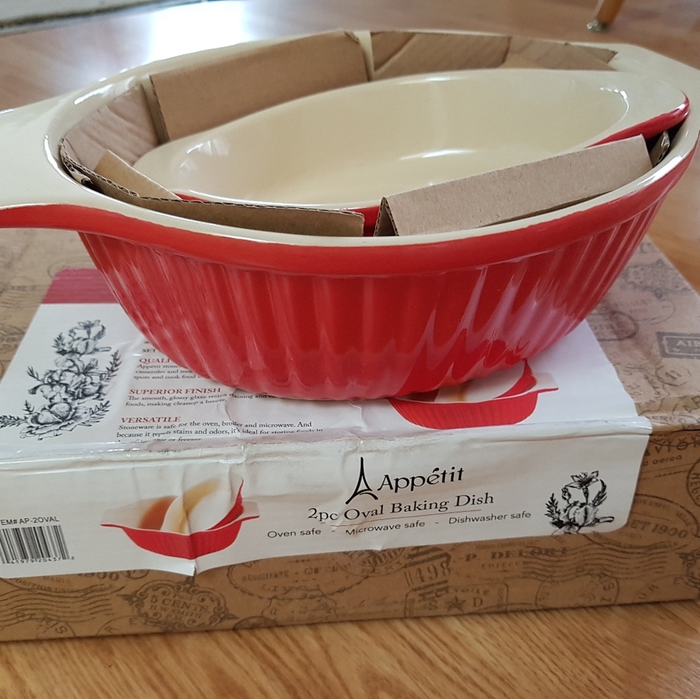 Marisielle 2 Piece Baking Stoneware